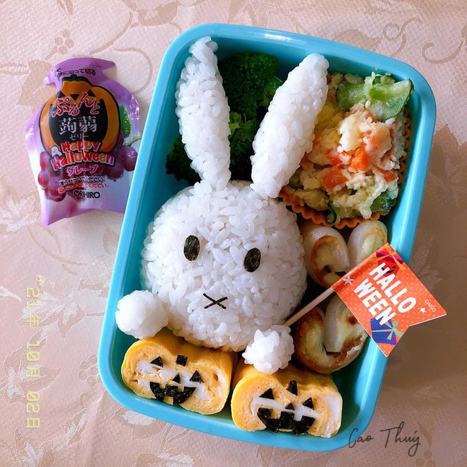 Học mẹ đảm làm cơm bento vui nhộn mùa Halloween cho con - Ảnh 5.