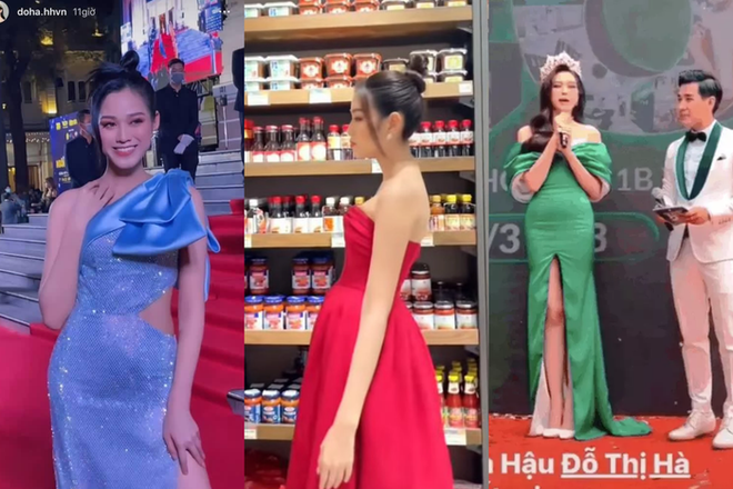 &Aacute; hậu Ho&agrave;n cầu diện v&aacute;y đụng h&agrave;ng Đỗ Thị H&agrave; - Ảnh 3.