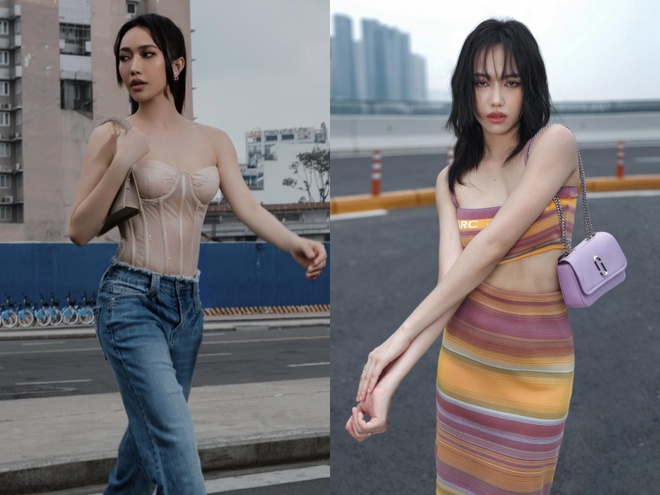 Phong c&aacute;ch thời trang của c&aacute;c c&ocirc; d&acirc;u th&aacute;ng 10 Vbiz - Ảnh 5.