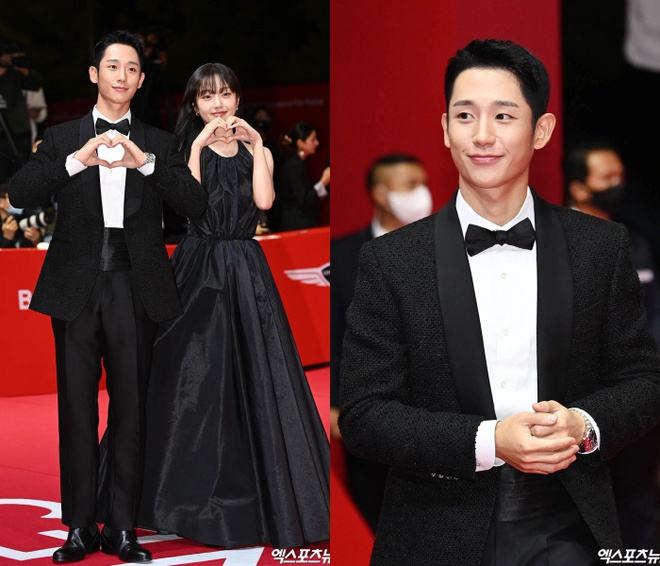 Jung Hae In - Mario Maurer đọ sắc, Goo Hye Sun gây choáng giữa thảm đỏ LHP Busan - Ảnh 2.