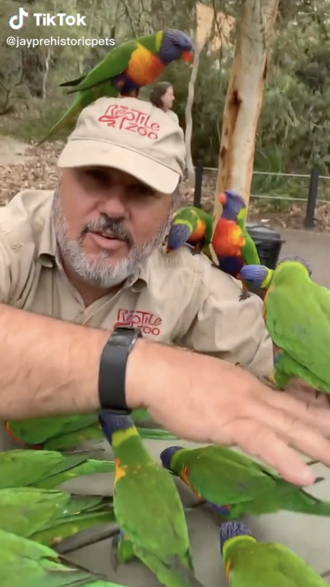 Eyes wide in front of the man who specializes in "making friends" with super-terrible animals in the zoo - Photo 4.