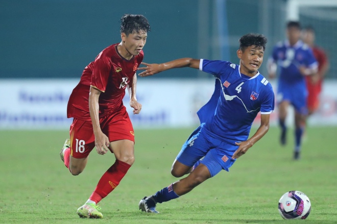 Thắng đậm U17 Nepal, U17 Việt Nam sáng cơ hội qua vòng loại U17 châu Á - Ảnh 1.