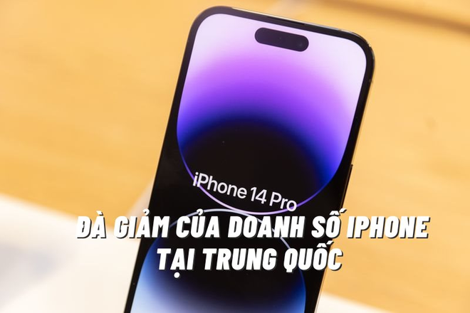 Apple đối mặt với cơn đau đầu mới: Doanh số iPhone giảm tại Trung Quốc - Ảnh 1.