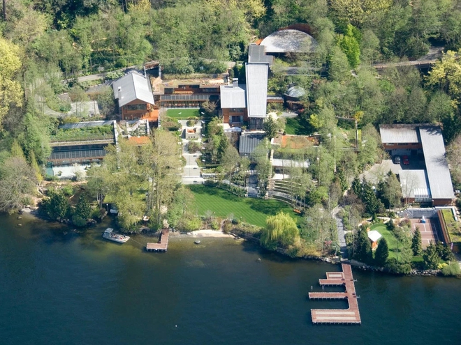 Famous for his simplicity, Bill Gates spent up to 124 million dollars to build a 6,000 square meter super mansion along the lake: Looking inside, I see that the 7 years of gestation were well worth it - Photo 5.