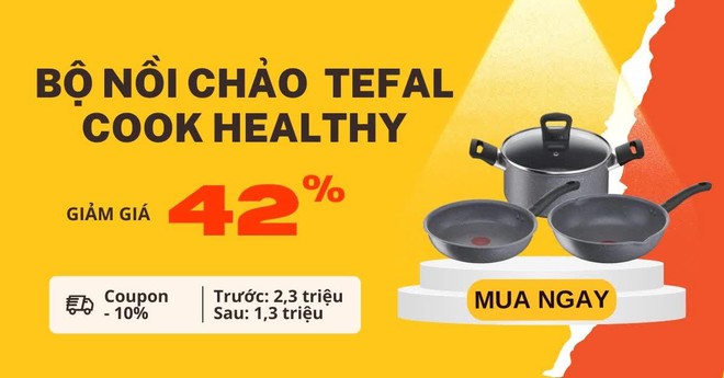 Sale 11/11: Đồ gia dụng chính hãng giảm tới 60%, mua ngay về cho bếp thêm xinh - Ảnh 1.