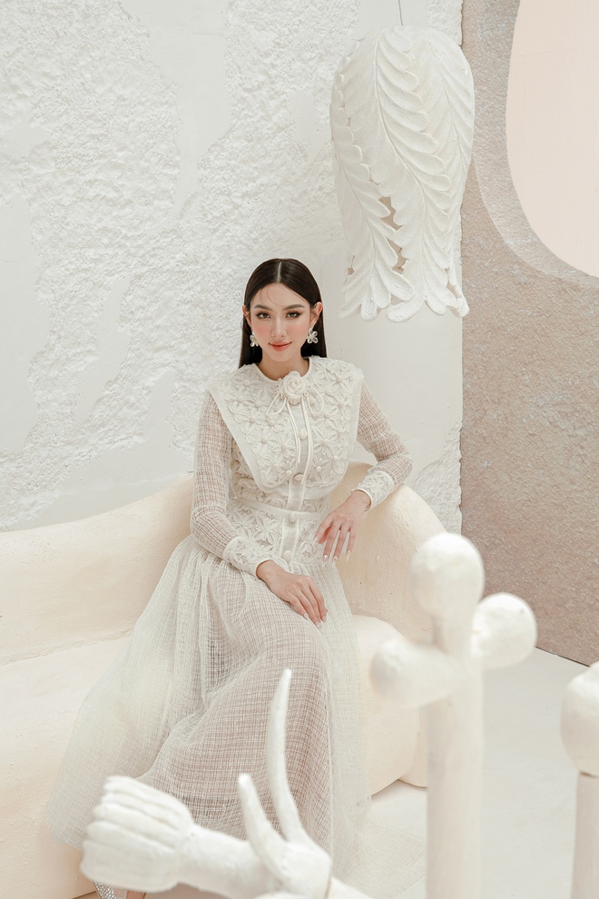 Hoa hậu Th&ugrave;y Ti&ecirc;n theo đuổi phong c&aacute;ch ngọt ng&agrave;o - Ảnh 2.