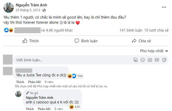 Chuyện t&igrave;nh Tr&acirc;m Anh - JustaTee: Ở nh&agrave; l&agrave; vợ, tr&ecirc;n kh&aacute;n đ&agrave;i l&agrave; fan! - Ảnh 2.