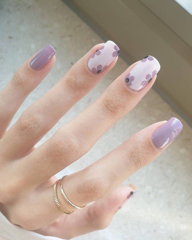 Gợi &yacute; 20 mẫu nail xinh xắn cho m&ugrave;a thu 2022 - Ảnh 12.