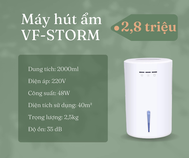 4 máy hút ẩm dành cho gia đình có giá dưới 3 triệu - Ảnh 3.