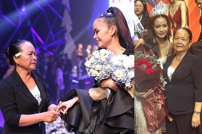 Hoa hậu Ngọc Ch&acirc;u kể c&acirc;u chuyện của mẹ ruột tại đấu trường Miss Universe 2022 - Ảnh 2.