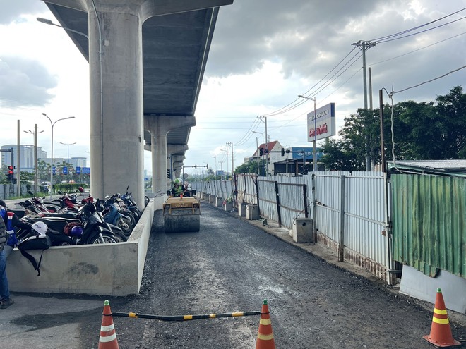 Cận cảnh nhà ga Khu Công nghệ cao hoàn thành 99% của tuyến Metro TP.HCM - Ảnh 12.