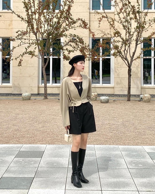 10 c&aacute;ch diện quần short gi&uacute;p style m&ugrave;a đ&ocirc;ng th&ecirc;m ấn tượng - Ảnh 5.