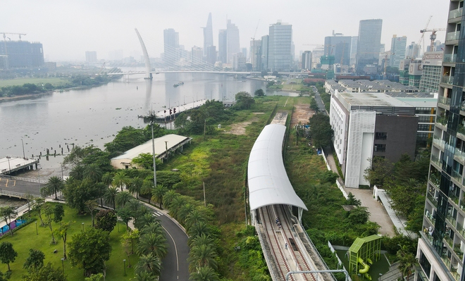 Bên trong nhà ga ngầm Ba Son của tuyến Metro TP.HCM sắp hoàn thành: Kiến trúc độc đáo và hiện đại - Ảnh 16.