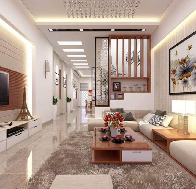 Tư vấn thiết kế nh&agrave; ống d&agrave;i 25m, một mặt tiền nhưng vẫn đảm bảo tho&aacute;ng s&aacute;ng - Ảnh 4.