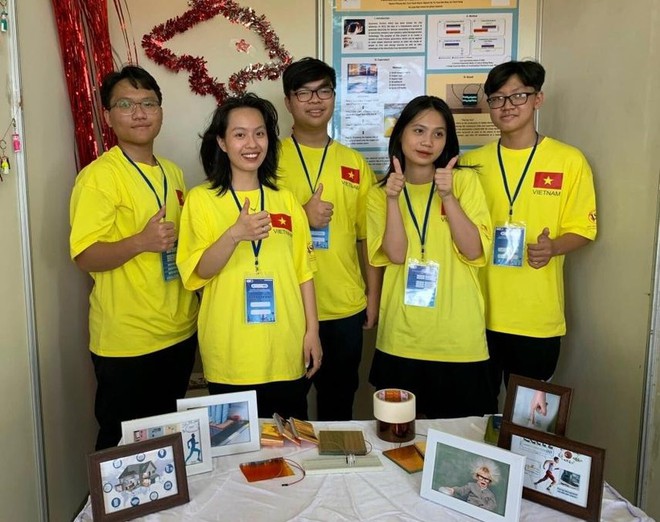 Nhóm học sinh Quảng Ninh giành huy chương vàng cuộc thi sáng chế quốc tế - Ảnh 1.