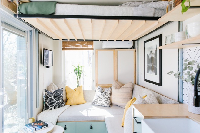 Độ container th&agrave;nh nh&agrave; với tiện nghi bất ngờ: B&ecirc;n trong đẹp như homestay - Ảnh 6.