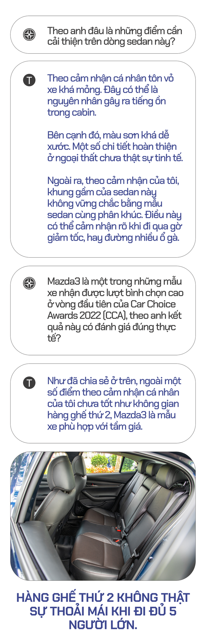 Chủ xe Mazda3: Mua v&igrave; nội thất đẹp d&ugrave; đ&atilde; đặt cọc một chiếc kh&aacute;c - Ảnh 4.