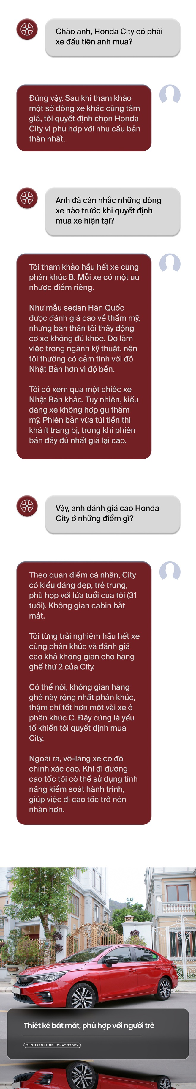 Chủ xe Honda City: Ồn nhưng rộng, thậm chí hơn ô tô phân khúc trên - Ảnh 1.