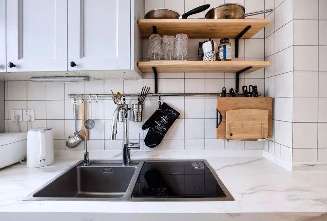 Căn hộ 75m&sup2; với thiết kế khu vực lưu trữ th&ocirc;ng minh d&agrave;nh cho vợ chồng trẻ - Ảnh 5.