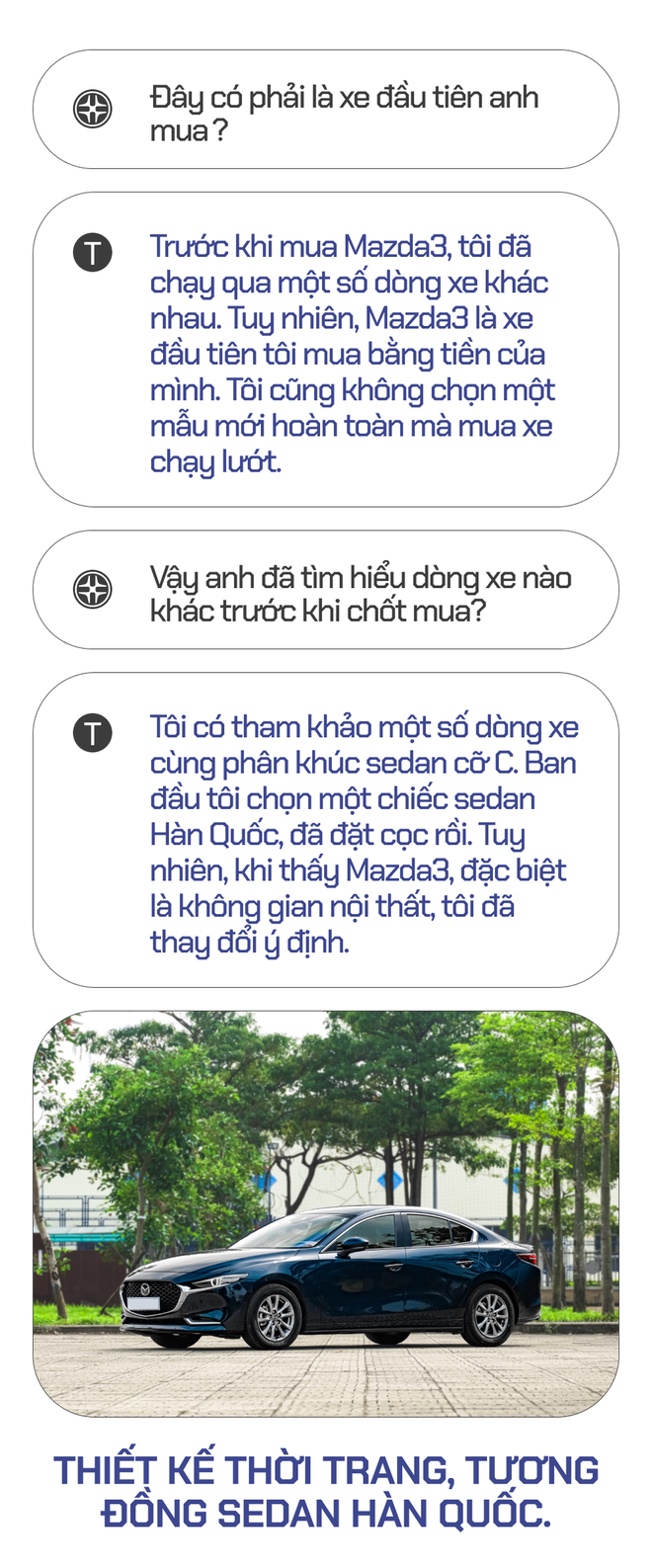 Chủ xe Mazda3: Mua v&igrave; nội thất đẹp d&ugrave; đ&atilde; đặt cọc một chiếc kh&aacute;c - Ảnh 1.