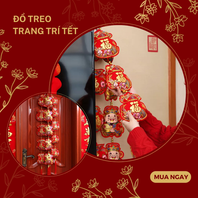 H&agrave;ng loạt phụ kiện trang tr&iacute; Tết Qu&yacute; M&atilde;o 2023 đang giảm s&acirc;u cho bạn trang ho&agrave;ng nh&agrave; cửa, sẵn s&agrave;ng đ&oacute;n Tết - Ảnh 6.