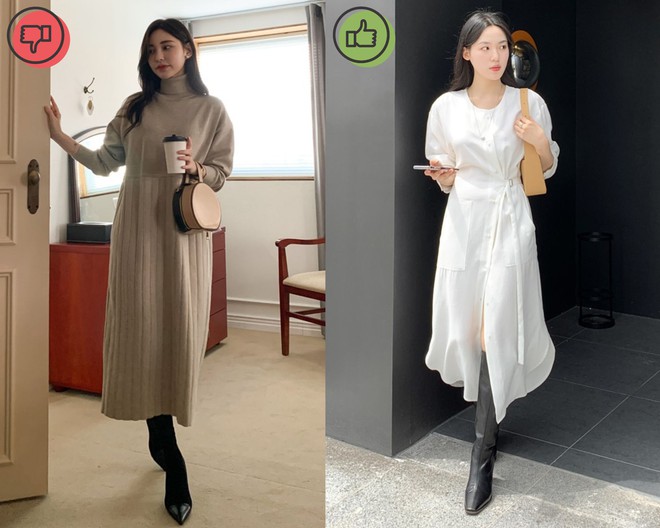 Đầm công sở Thu Đông 5 thiết kế cân mọi vóc dáng