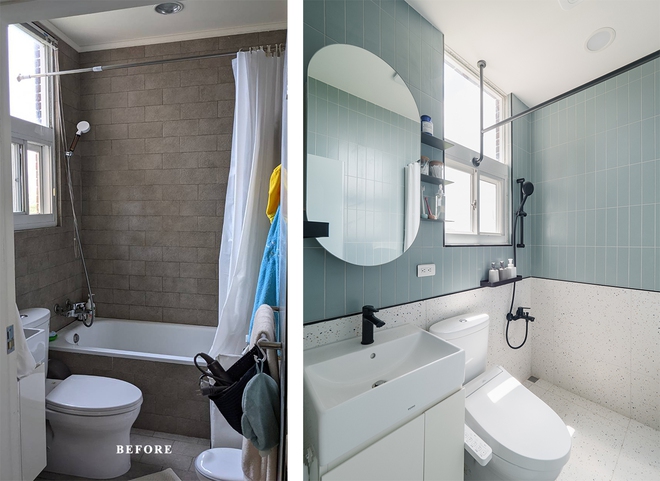 Căn hộ 55m&sup2; hơn 20 năm tuổi khang trang ngỡ ng&agrave;ng sau khi cải tạo - Ảnh 7.