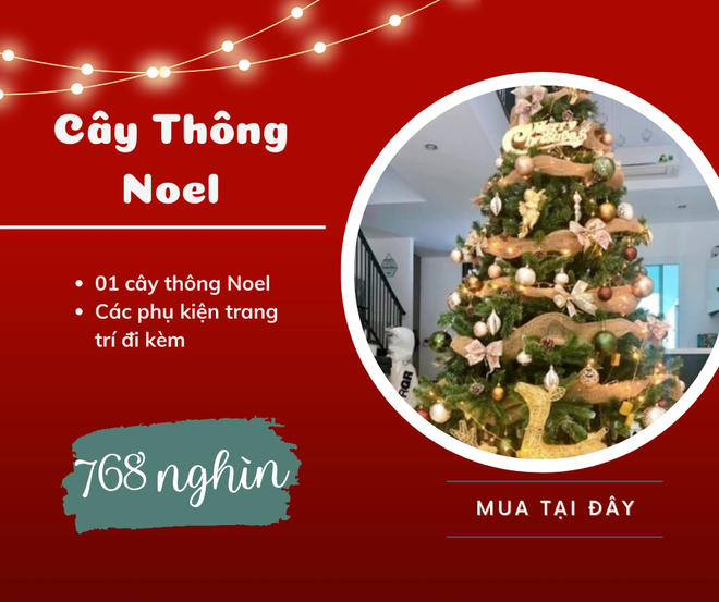 Trang trí phòng khách đón Noel với chi phí chưa đến 2 triệu đồng - Ảnh 6.