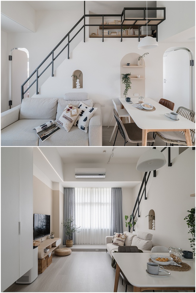 Căn hộ 55m&sup2; hơn 20 năm tuổi khang trang ngỡ ng&agrave;ng sau khi cải tạo - Ảnh 3.