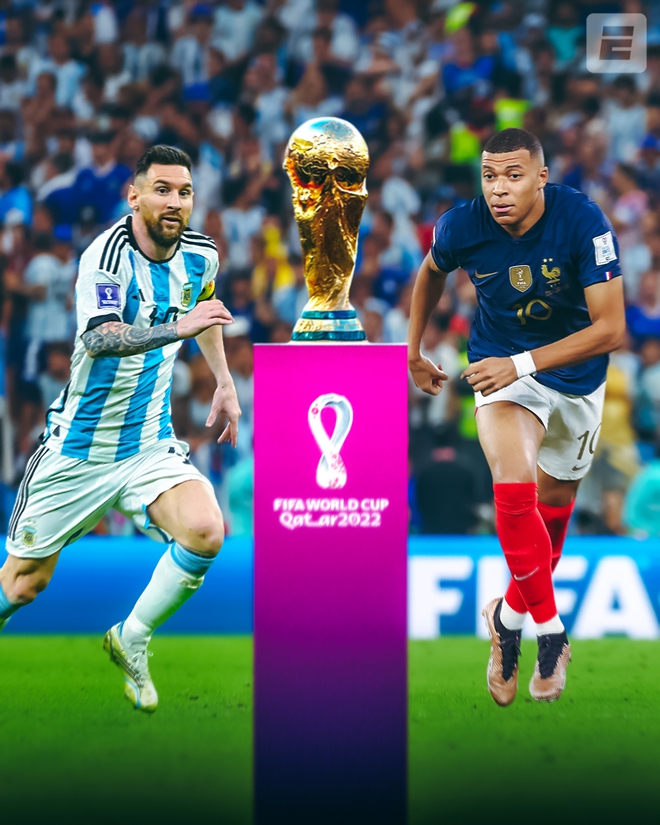 Thống kê bất ngờ: Messi và Mbappe đi bộ nhiều nhất World Cup 2022 - Ảnh 1.