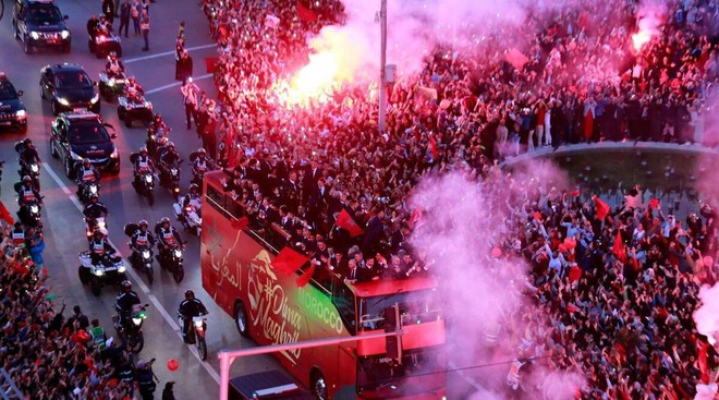 ĐT Morocco được chào đón hoành tráng không khác gì nhà vô địch Argentina - Ảnh 7.