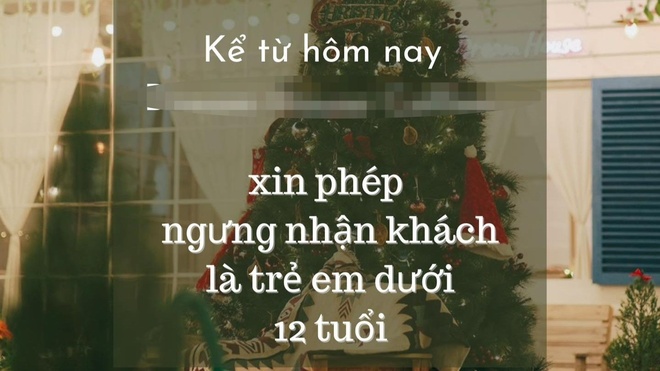 Nhiều người lên tiếng sau chuyện quán cà phê ngưng nhận khách dưới 12 tuổi: Đừng nói con còn nhỏ không biết gì - Ảnh 1.