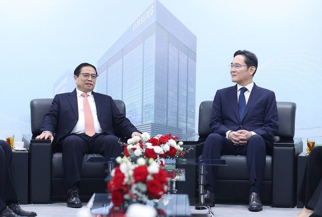 Thủ tướng dự lễ khánh thành Trung tâm Nghiên cứu và Phát triển của Samsung - Ảnh 1.