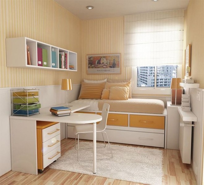 Cải tạo nh&agrave; 39m&sup2;, khắc phục ph&ograve;ng ngủ nhỏ, ban c&ocirc;ng qu&aacute; rộng - Ảnh 8.