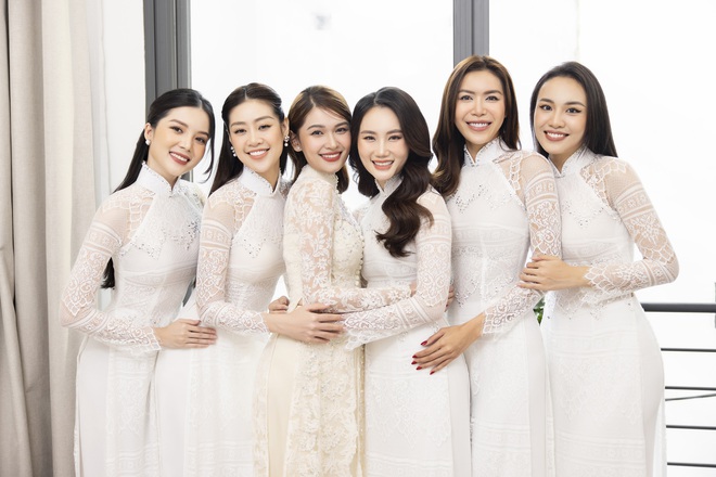 Lễ vu quy Á hậu Thùy Dung: Visual cô dâu chú rể 10 điểm, dàn bê tráp toàn mỹ nhân đình đám - Ảnh 5.
