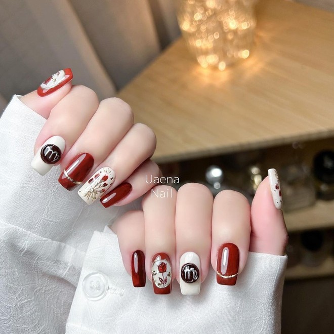 Bật mí những mẫu nail đẹp mùa Tết nhất định phải thử năm nay