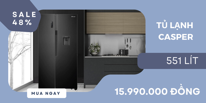 5 mẫu tủ lạnh giảm s&acirc;u, k&iacute;ch thước lớn cho gia đ&igrave;nh đ&ocirc;ng người trữ thực phẩm m&ugrave;a Tết - Ảnh 2.