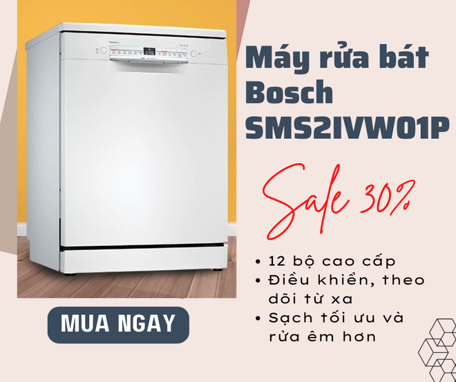 Tết này không muốn vất vả, có loạt máy rửa bát chính hãng giảm giá nhiều cho bạn rinh về nhà - Ảnh 5.