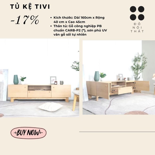 Cập nhật ngay ưu đ&atilde;i của c&aacute;c m&oacute;n đồ nội thất xinh xắn để kịp t&acirc;n trang nh&agrave; đẹp đ&oacute;n Tết - Ảnh 3.