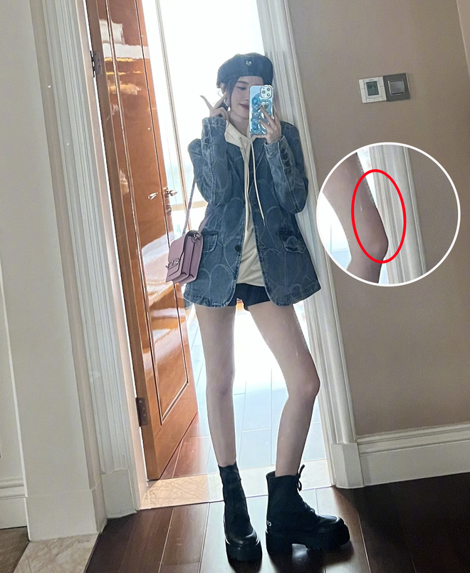 C&uacute;c Tịnh Y bị soi PTS lố: Đăng ảnh khoe ch&acirc;n ảo như cao 1m80, ai d&egrave; bị b&oacute;c mẽ bằng h&igrave;nh lộ v&oacute;c d&aacute;ng thật ngo&agrave;i đời - Ảnh 4.