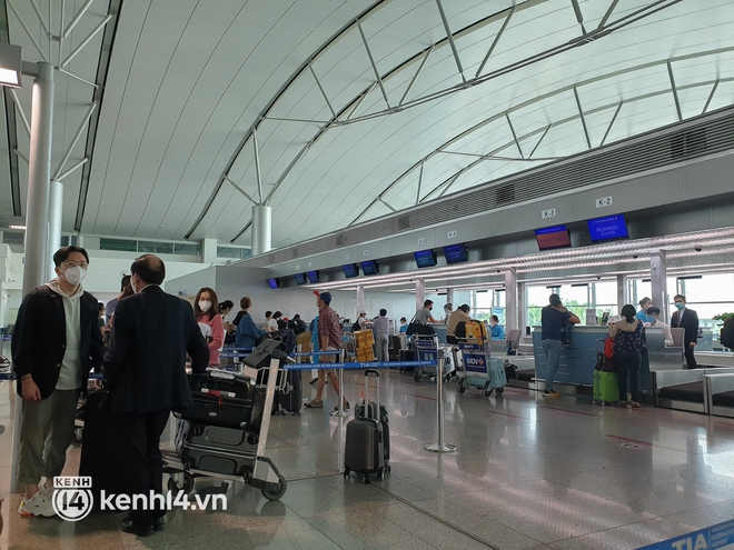 Ng&agrave;y đầu ga quốc tế T&acirc;n Sơn Nhất mở lại to&agrave;n bộ đường bay sau 2 năm nghỉ dịch Covid-19 - Ảnh 8.