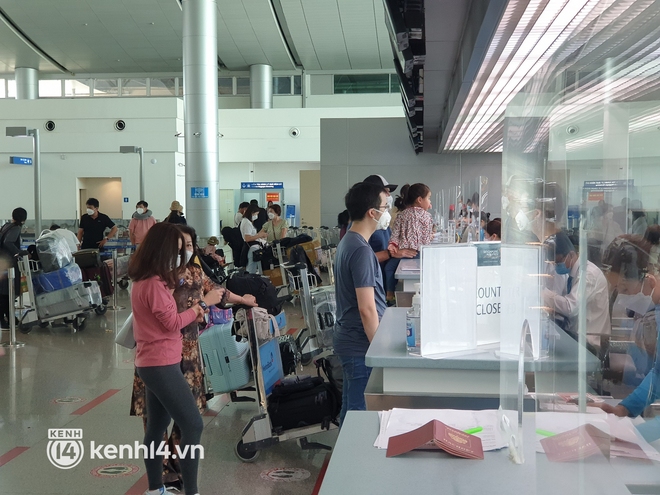 Ngày đầu ga quốc tế Tân Sơn Nhất mở lại toàn bộ đường bay sau 2 năm nghỉ dịch Covid-19 - Ảnh 10.