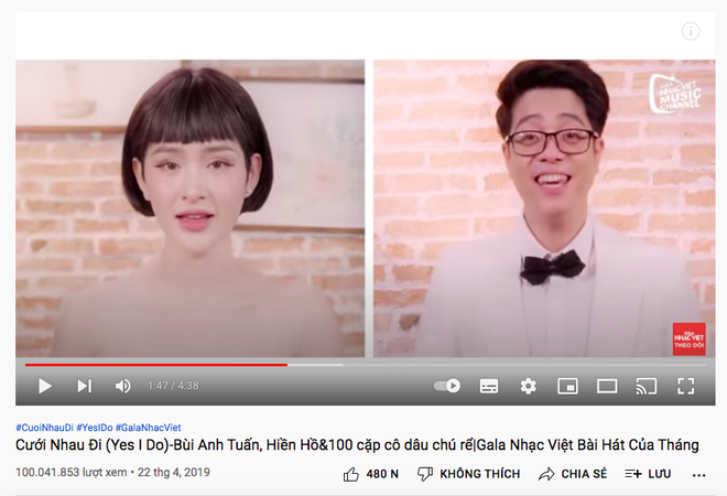 Mới mùng 2 Tết, 1 cặp đôi Vpop vừa chính thức rinh thành tích MV 100 triệu view - Ảnh 2.