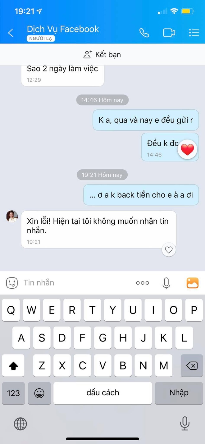 Mất sạch gần 70 triệu đồng vì dịch vụ hỗ trợ Facebook, cảnh giác với những chiêu trò lừa đảo của kẻ gian trên mạng xã hội - Ảnh 13.