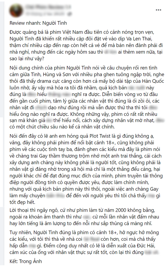 Phim ngập cảnh nóng của Minh Tú bị netizen chê bai thậm tệ: Chấm 0 điểm là quá nhẹ tay, cố xem hết để chê cho trọn vẹn - Ảnh 3.