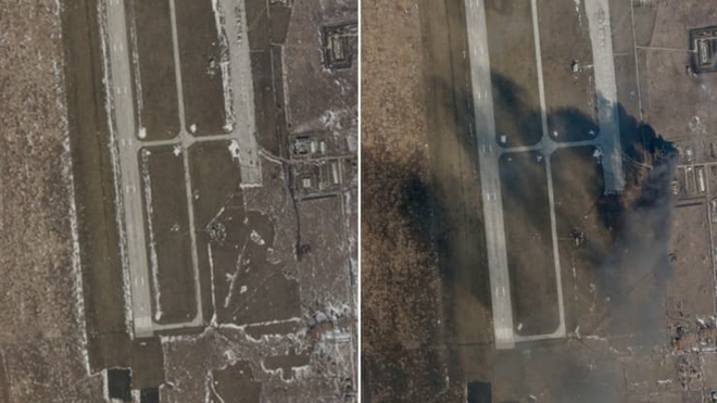 Góc nhìn từ không gian về cuộc tấn công của Nga vào Ukraine - Ảnh 1.