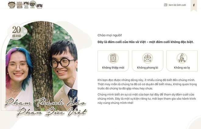Đ&aacute;m cưới &ldquo;kh&ocirc;ng tưởng&rdquo; của cặp 9X: Mời kh&aacute;ch qua link, kh&ocirc;ng phong b&igrave;, c&ograve;n c&oacute; qu&agrave; mang về - Ảnh 2.