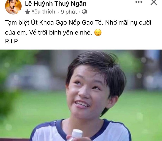 Thuý Ngân, Lê Phương cùng dàn sao đồng loạt chia buồn khi diễn viên nhí Gạo Nếp Gạo Tẻ qua đời ở tuổi 19 - Ảnh 2.