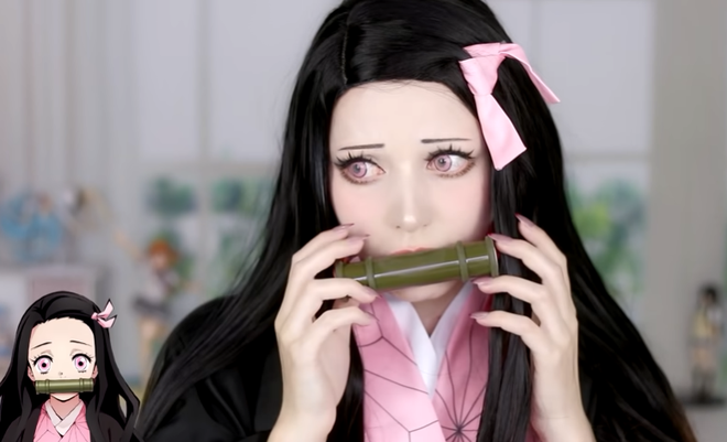 Sốc với màn cosplay Nezuko (Thanh Gươm Diệt Quỷ) ẵm view cao nhất ...