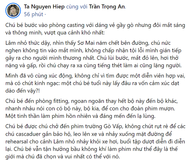 Nh&oacute;i l&ograve;ng với chia sẻ của 1 đạo diễn về sao nh&iacute; Gạo Nếp Gạo Tẻ vừa qua đời: Con gi&uacute;p ch&uacute; c&oacute; niềm tin x&aacute;n lạn v&agrave;o lứa diễn vi&ecirc;n trẻ... - Ảnh 1.